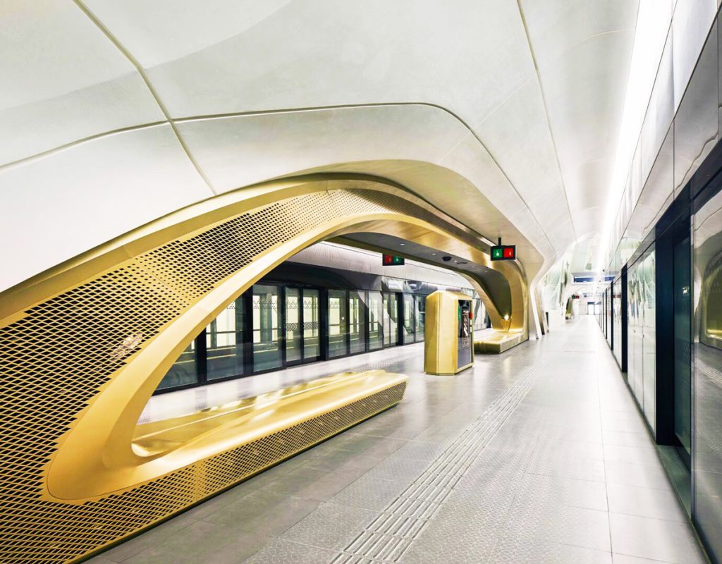 KAFD Metro Zaha Hadid