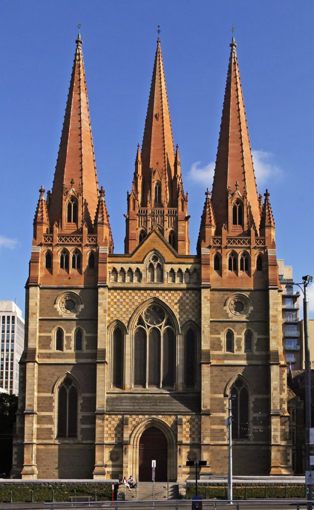St. Paul’s Cathedral – soaring Gothic Revival beauty at Federation Square.