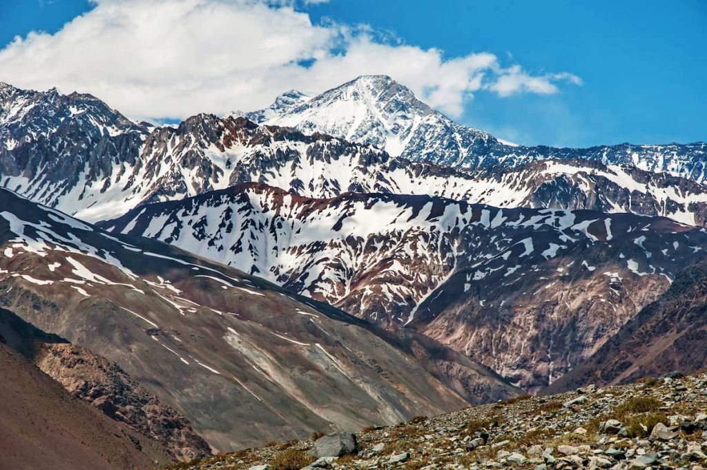Andes Mountains peaks