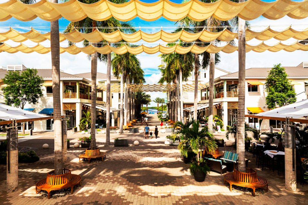Camana Bay Shopping district