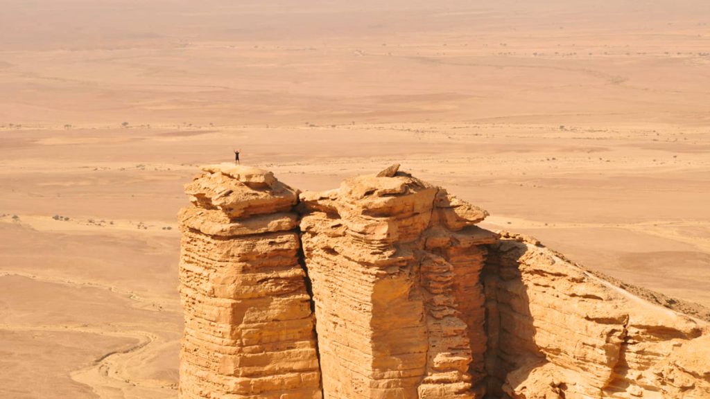 Edge of the World cliff in KSA