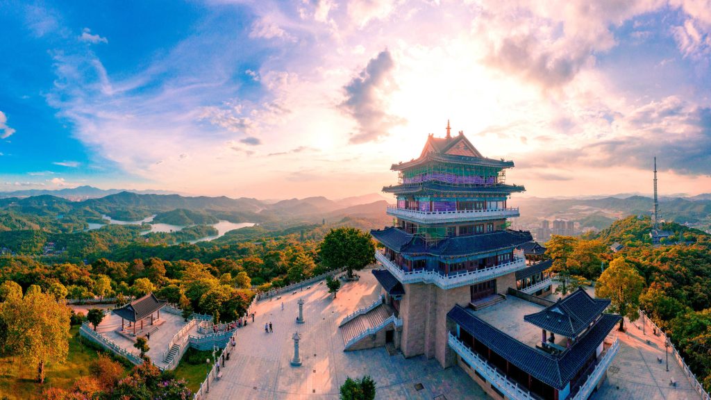 Mountain landscapes near Guangzhou offering breathtaking views and hiking trails