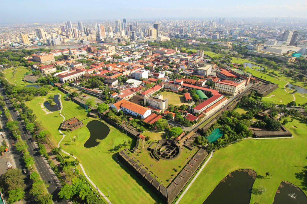 Walled city of Manila