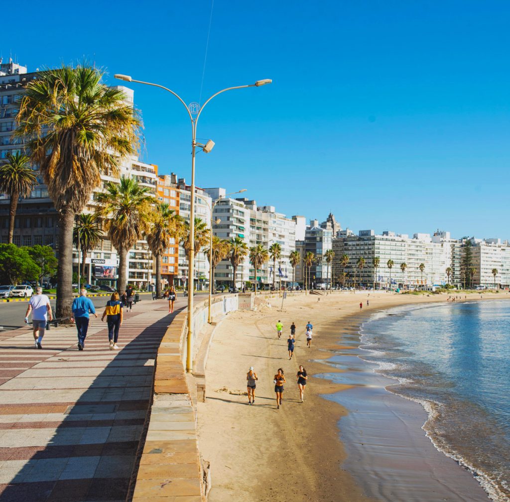 Rambla de Montevideo – The city’s famed 22-kilometer waterfront promenade