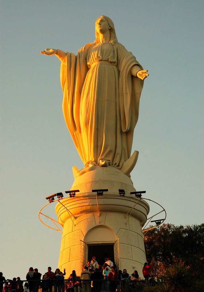 San Cristóbal Hill – Crowned by a gleaming statue of the Virgin Mary