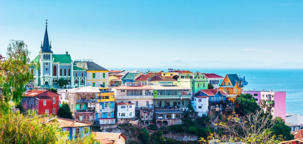 Valparaíso – A colorful port city of hillside murals, winding staircases, and bohemian spirit.