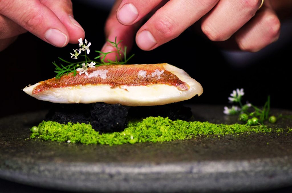 Seafood plating at Boragó – Ranked among the world’s best restaurants