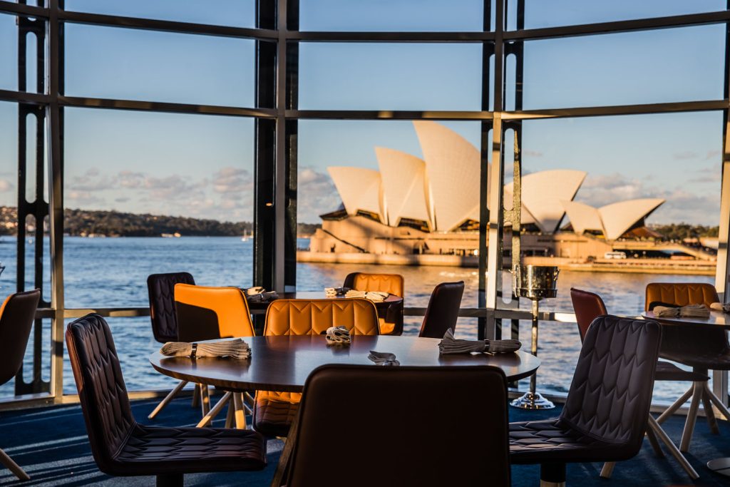 Restaurant view of Opera House