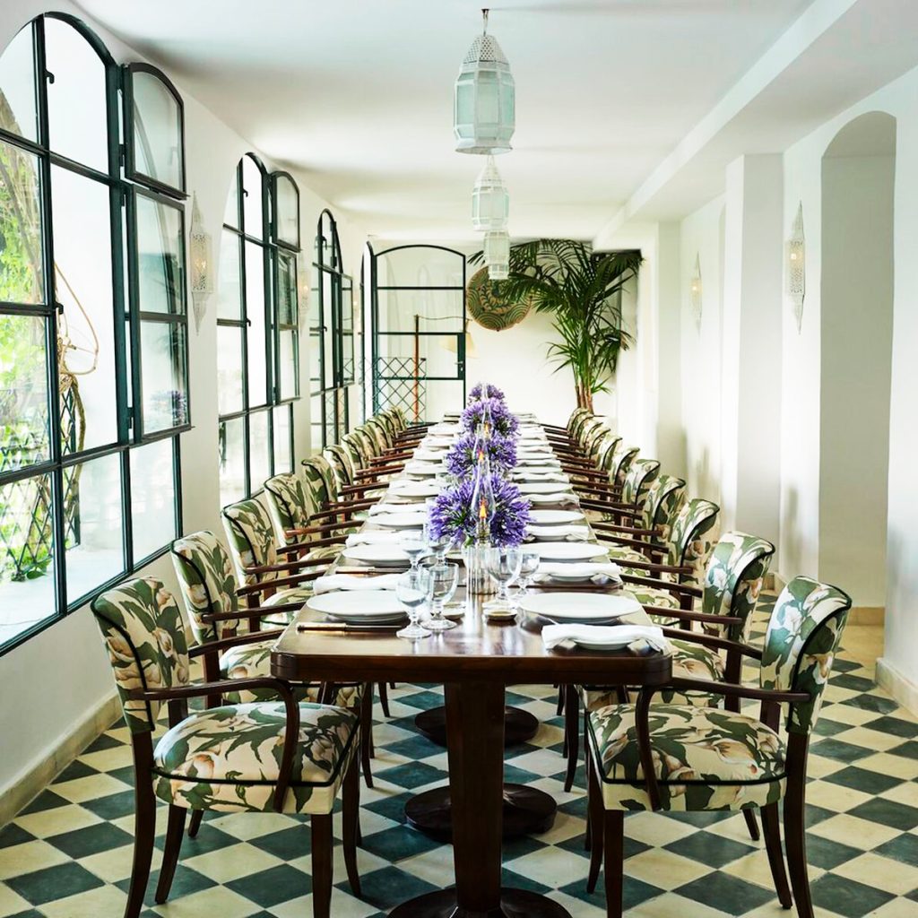 dining room Villa Mabrouka