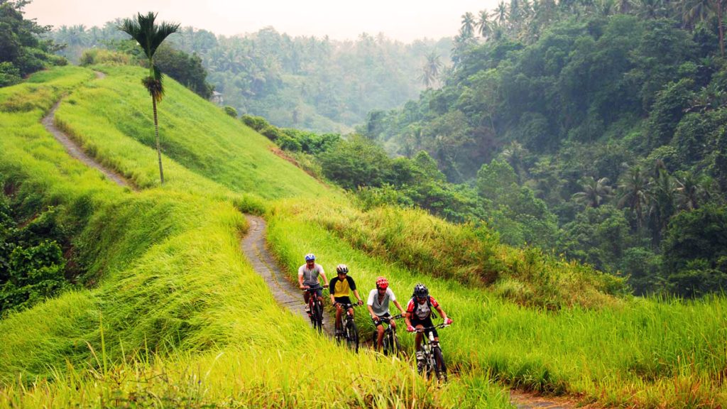mountain biking Bali