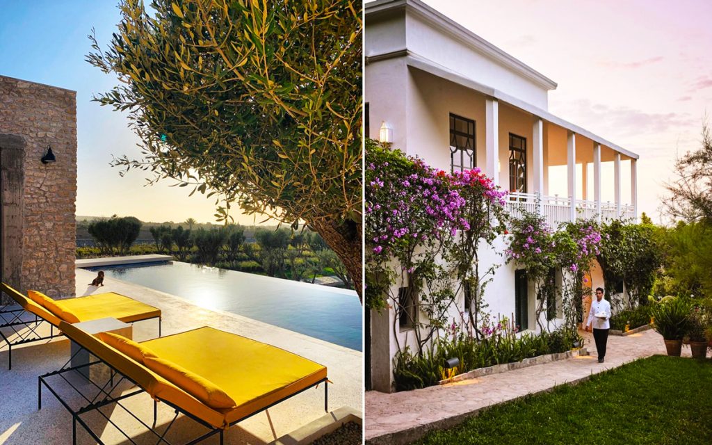 Pool and service Villa Mabrouka