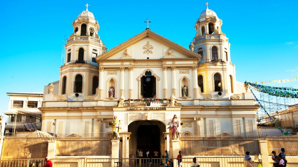 Quiapo Church (Basilica of the Black Nazarene), one of the most important religious sites in Manila